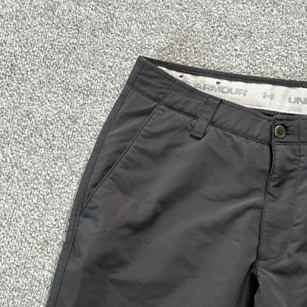 Under‎ Armour Pants Mens 34x30 Black Golf Chino Performance Stretch Nylon UA P13